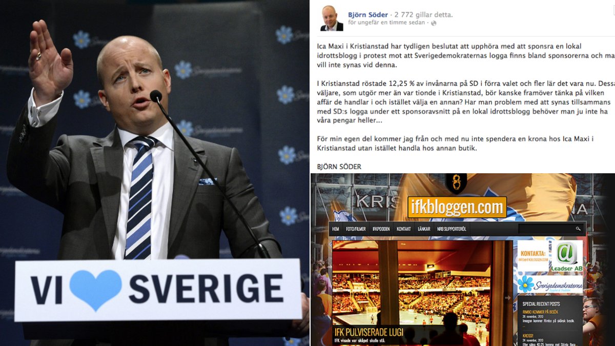 SD-toppen ger sig in i striden efter Nyheter24:s artikel.